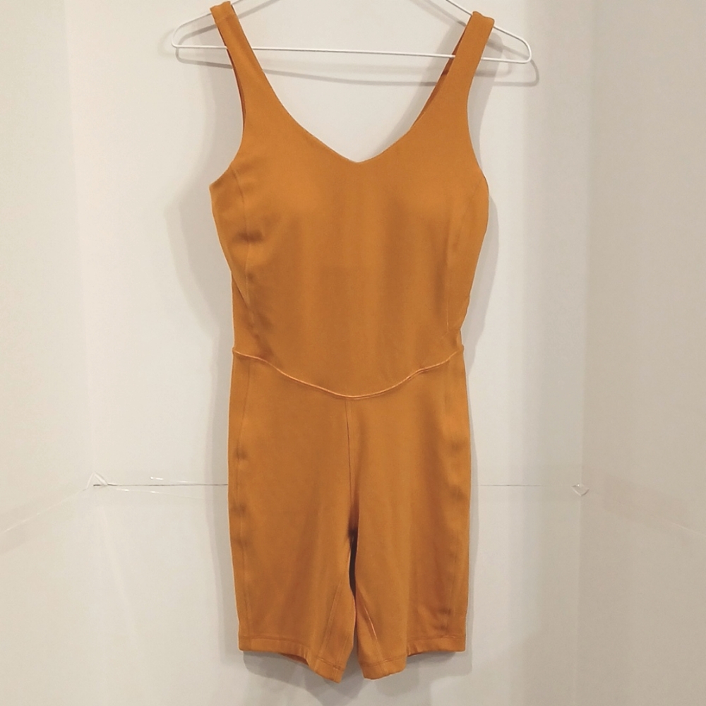 7. Lululemon Align Bodysuit 8” NWT in Autumn Orange - Size 6
